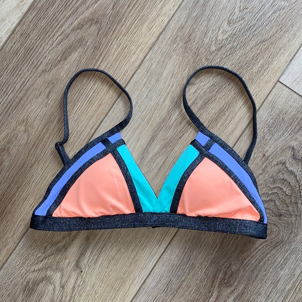 Maaji Bikini Coral Pink Purple Blue Gray Bikini